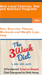 Mobile Screenshot of dietandexercise.biz